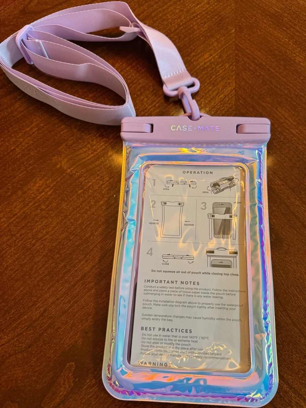 case-mate Waterproof Floating Phone Pouch **NWT**